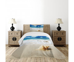 Nautical Sunny Coastline Bedspread Set