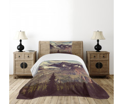 Alaska Scenery Bedspread Set