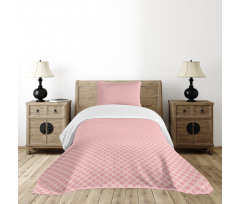 Spots Plain Bedspread Set