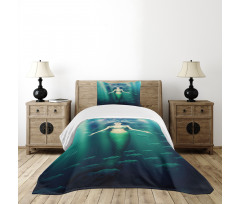 Underwater Life Bedspread Set