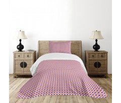 Rounds in Bicolour Bedspread Set