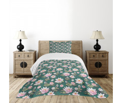 Petals on the Water Bedspread Set