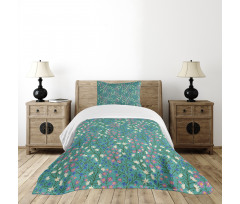 Ornate Nature Design Bedspread Set