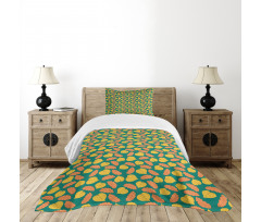 Autumn Season Cartoon Bedspread Set