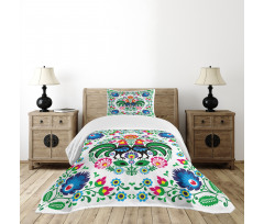 Traditional Polish Rooster Bedspread Set