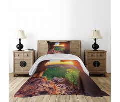 Canyon at Sunset Time Bedspread Set