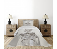 Angel Greek Myth Muse Bedspread Set