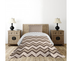 Classic Chevron Zigzags Bedspread Set