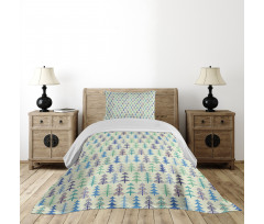 Fir Woodland Bedspread Set