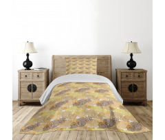 Silhouette Colorful Bedspread Set