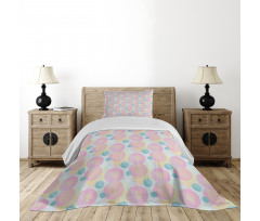 Circles with Hatching Bedspread Set