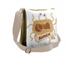 Flying Spaghetti Monster Messenger Bag