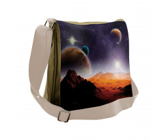 Solar Sky Orbit Comet Messenger Bag