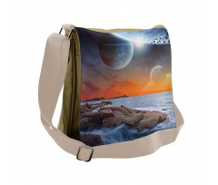 Planet Landscape View Messenger Bag