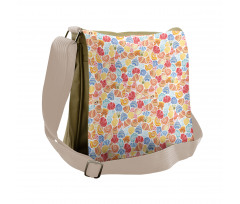 Colorful Sea Life Shells Messenger Bag