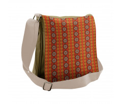 Traditional Motif Messenger Bag