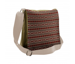 Ikat Style Messenger Bag