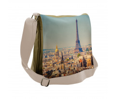 Cityscape of Paris Messenger Bag