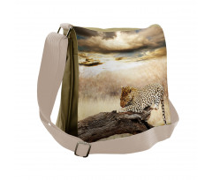 Wild Leopard Messenger Bag