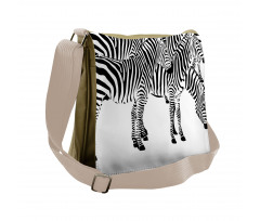 Wild Zebras Messenger Bag