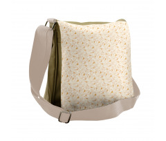 Romantic Petals and Buds Messenger Bag