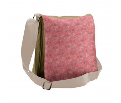 Colorful Retro Racing Bicycles Messenger Bag