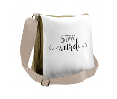 Empowering Calligraphy Messenger Bag