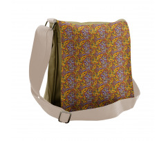 Vibrant Colors Pateh Art Messenger Bag