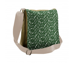 Seeds Leaves Twigs Beatles Messenger Bag