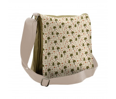 Woodland Animals in Nature Messenger Bag