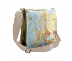 Scandinavian Region Mapping Messenger Bag