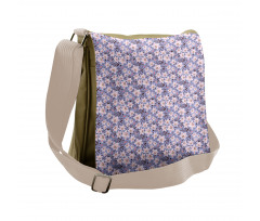 Exotic Flower Petals and Buds Messenger Bag