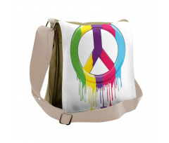 Peace Themed Messenger Bag