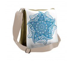 Wild Pointy Petals Messenger Bag