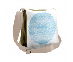 Aquarell Flowers Art Messenger Bag