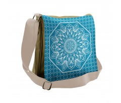 Floral Intricate Art Messenger Bag