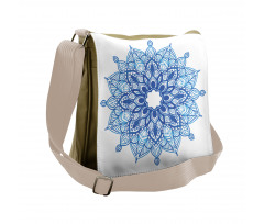 Ethnic Ornament Flower Messenger Bag