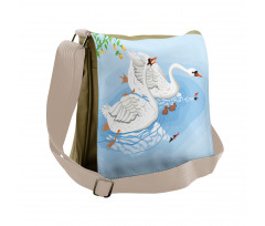 Gracious River Nature Scenery Messenger Bag