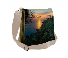 Sunrise on Ocean Seaside Messenger Bag