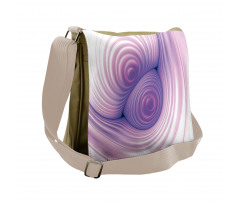 Circular Fractal Messenger Bag