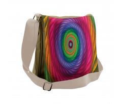 Spiral Vortex Messenger Bag