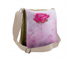 Floral Fine Art Messenger Bag