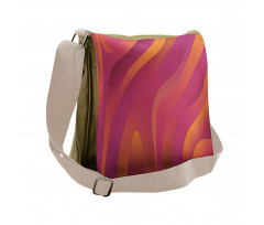 Fluid Shapes Art Messenger Bag