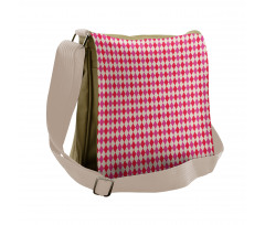 Polygonal Grid Messenger Bag