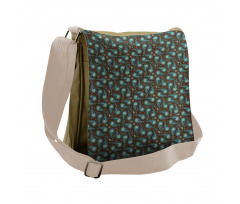 Fig Like Motifs Art Messenger Bag