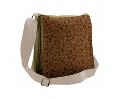 Fashion Motif Pattern Messenger Bag