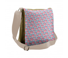 Abstract Petals Messenger Bag