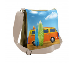 Happy Camper Van Surf Messenger Bag