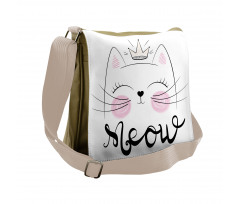 Charming Meow Princess Messenger Bag