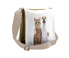 Real Life Friendly Animals Messenger Bag